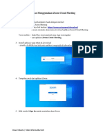Panduan Menggunakan Zoom Cloud Meeting