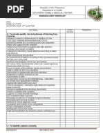 Patient Safety Rounds Checklist | PDF | Patient | Cardiopulmonary ...