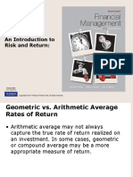 TTM 11 An Introduction To Risk and Return PDF