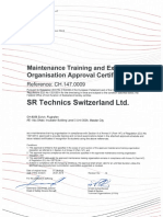 SR Tech N Ics Switzerland LTD.: Maintenance Training and Examination