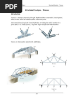 ES 1022y Engineering Statics Structural Analysis - Trusses