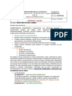 Artistica Plan de Tareas PDF