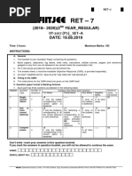 Ret-7 - (2ND Year) - 2017 (P2) - 19.08.2019