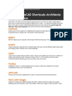 Top 50 Autocad Shortcuts Architects Need To Know: Chspace