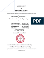 Benchmarking Assignment