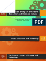 Sensitisation of Impact of Modern Education and Media