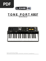 Line 6 Tone Port KB37 Service Manual PDF