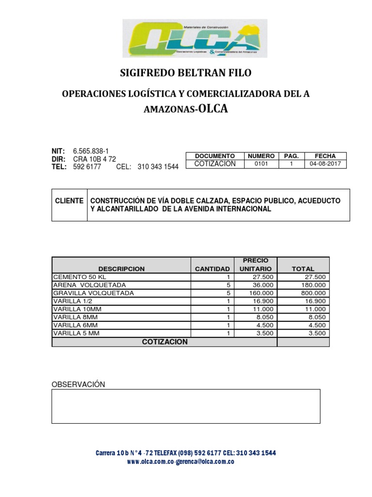 OLCA | PDF