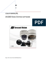 User Manual AV200 V S: Ideo Ystem Software