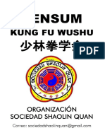 Pensum de Kung Fu Wushu PDF