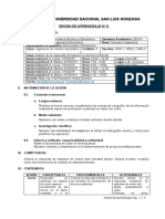 Sesión de Aprendizaje N° 6