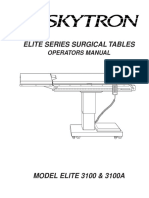 Elite Series Surgical Tables: Operators Manual