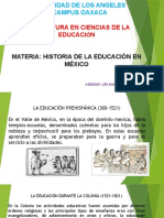 Historia de La Educación en México