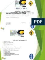 Certificado NR-35 Altair