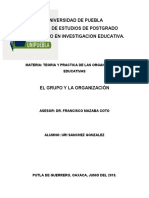 SINTESIS. TEORIA Y PRACTICA DE LAS ORGANIZACONES EDUCATIVAS. PUTLA. URI