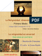 La Religiosidad, Dimension Humana