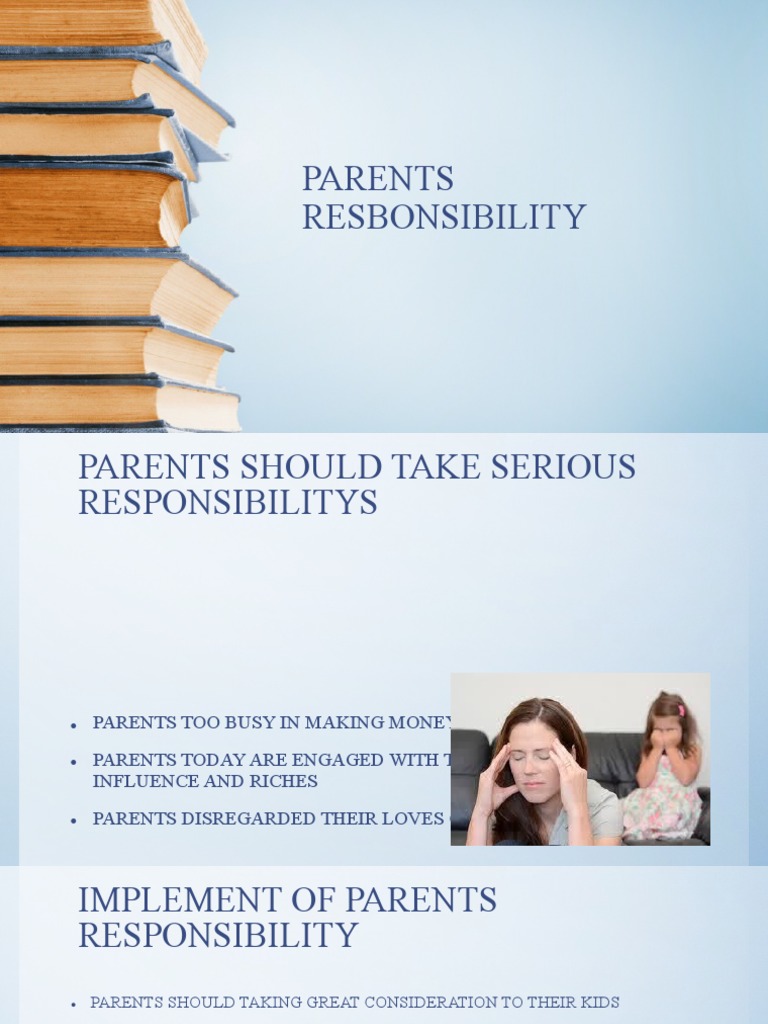 Parental Responsibility in Modern Life | PDF