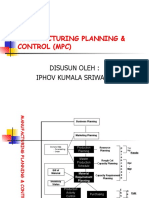 Manufacturing Planning & Control (MPC)
