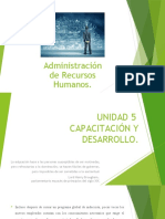 U5 Arh - Capacitación y Desarrollo