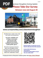 Stoughton Downtown Survey 