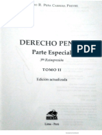 Derecho Penal - Parte Especial Cabrera Partes Del Libro.