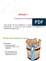 Production of Ammonia