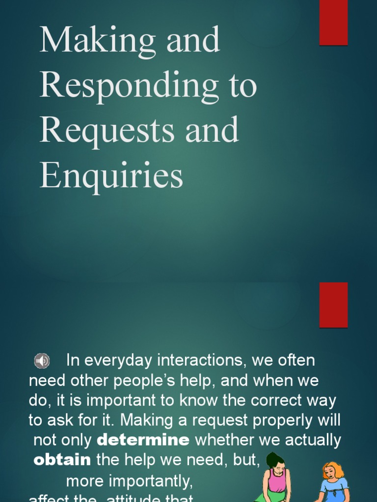 Making Requests and Enquiries in English | PDF | Cognitive Science ...