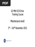 GE MKII SCR Drive Training PDF