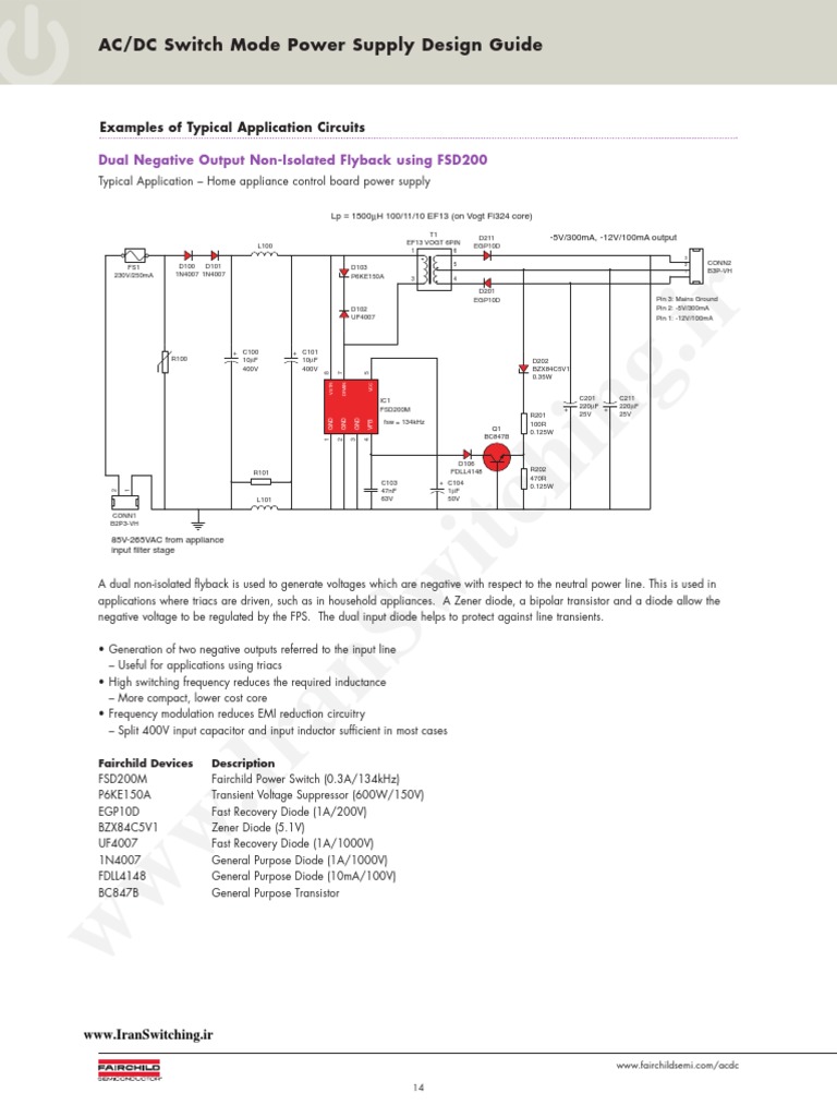 AC/DC Power Supply Design Guide | PDF | Power Supply | Power Electronics