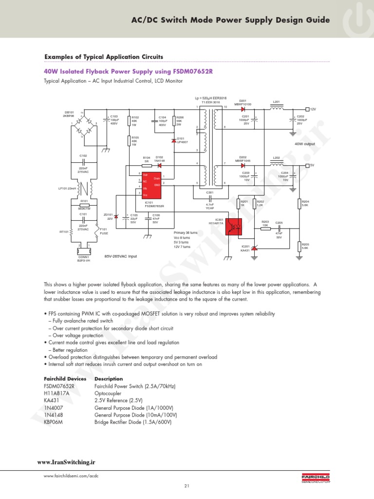 AC/DC Power Supply Design Guide | PDF | Power Supply | Electrical ...