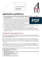 AUCApplication Guidelines 2011