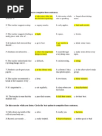 Circle The Best Option To Complete These Sentences