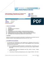 Norma Fundamental. Directrices para La Presentación de Las Guías, Normas Y Especificaciones Técnicas