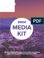 Media KIT: Western North Carolina's Source For Community News, Arts & Culture Coverage Since 1994