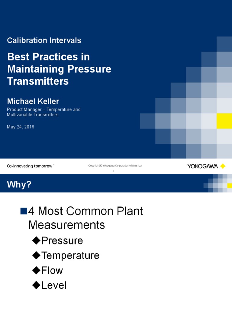Calibration Intervals Best Practices in Maintaining Pressure