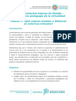 Módulo 1 ¿Qué Supone Enseñar A Distancia en Entornos Virtuales - PDF