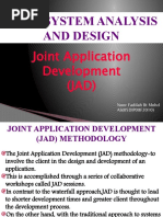 F 4109:system Analysis and Design: Joint Application Development (JAD)