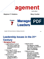 Management: Managers As Leaders
