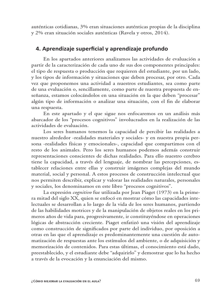 Aprendizaje Superficial y Aprendizaje Profundo PDF | PDF | Aprendizaje ...