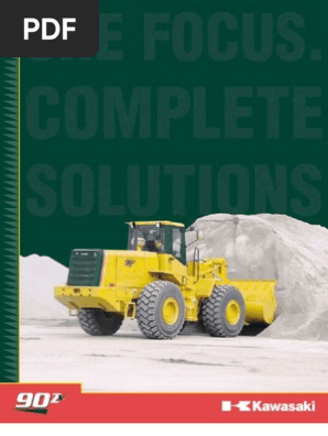 Kawasaki wheel loader safety manuals