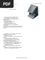 Handpunch 3000 - Biometric Attendance System: Features