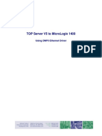 Configure TOP Server and MicroLogix 1400 for DNP3 Communication