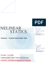 Nelinearna Statika - Prezentacija