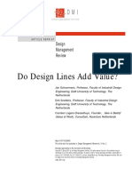 Do Design Lines Add Value