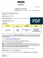 TYCP QUIZ Notice - STUDENT 921 S