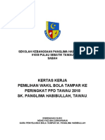 Kertas Kerja Bola Tampar Sk. Panglima Habibullah 2018