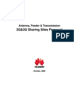 Antenna, Feeder 2G&3G Sharining Site Huawei 2006 PDF