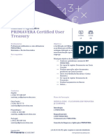 APG013 PRIMAVERA Certified User Treasury