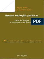 REYES, Mate Manuel (Ed) (2006) Nuevas Teologias Politicas PDF