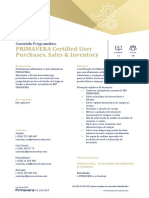 APG031 PRIMAVERA Certified User Purchases Sales and Inventory